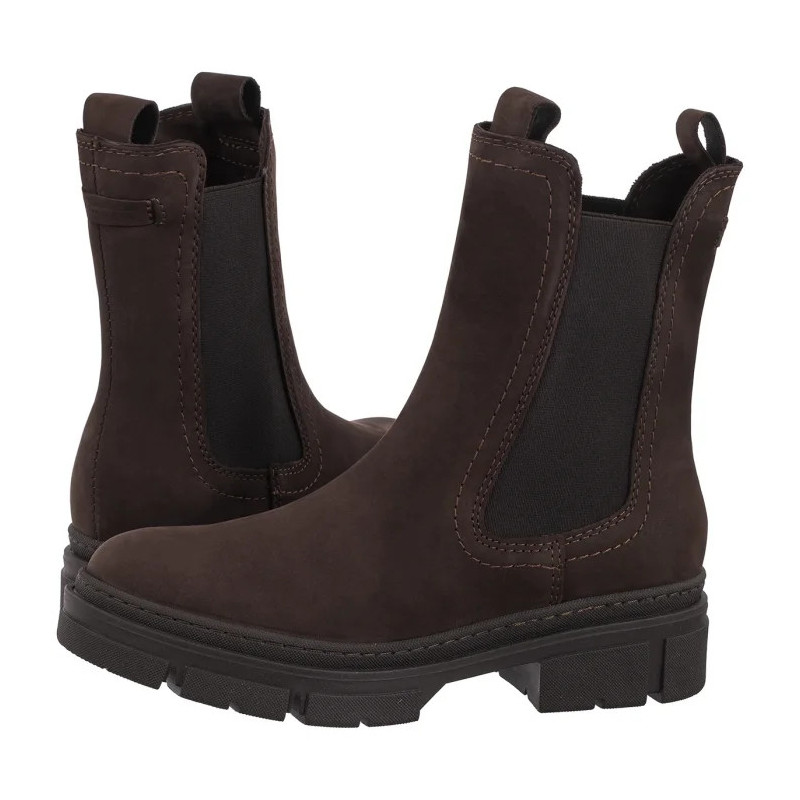 Tamaris Brązowe 1-25901-41 3B2 Mocca Nubuc (TM499-b) shoes