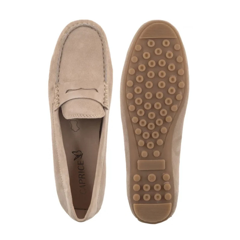 Caprice Beżowe 9-24651-42 318 Sand Suede (CP455-a) shoes