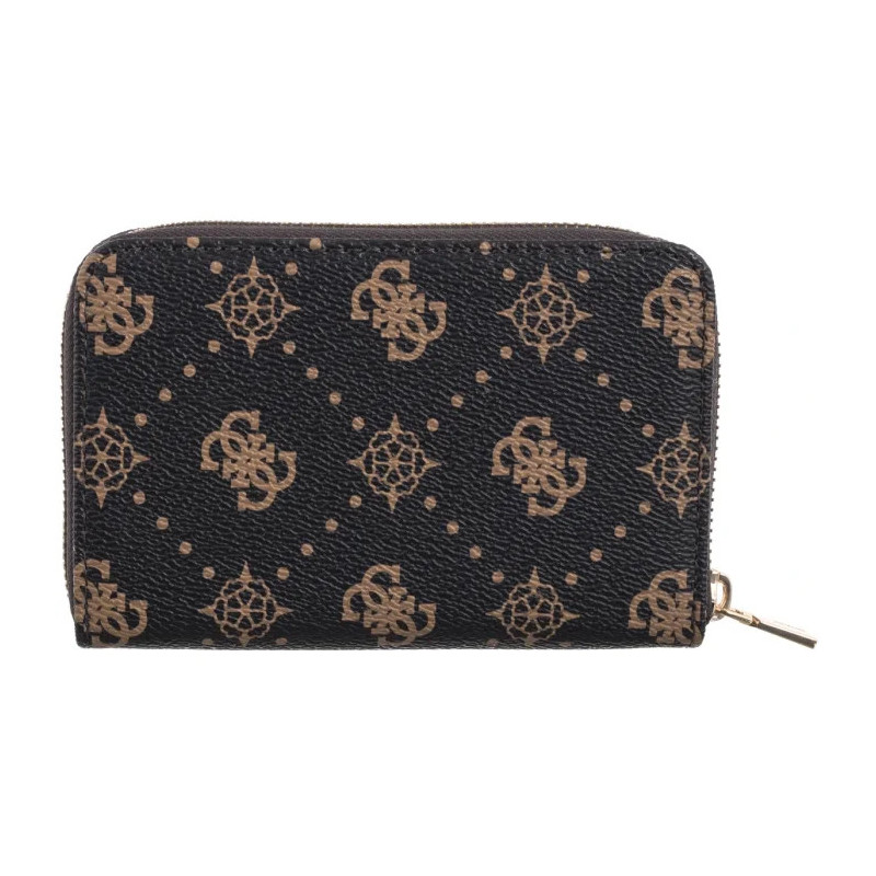 Guess Silia Slg Medium Zip Around SWGP98 90140 Espresso Logo (GU837-a) handbag