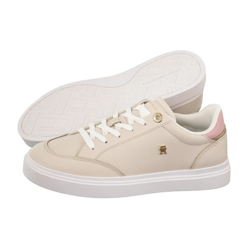 Tommy Hilfiger TH Chic Cupsole Soft Cream FW0FW09106 AEO (TH1446-a) sports Shoes