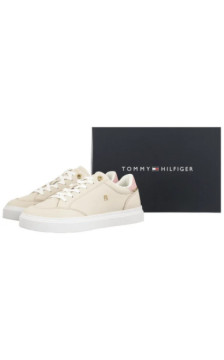 Tommy Hilfiger TH Chic Cupsole Soft Cream FW0FW09106 AEO (TH1446-a) sports Shoes