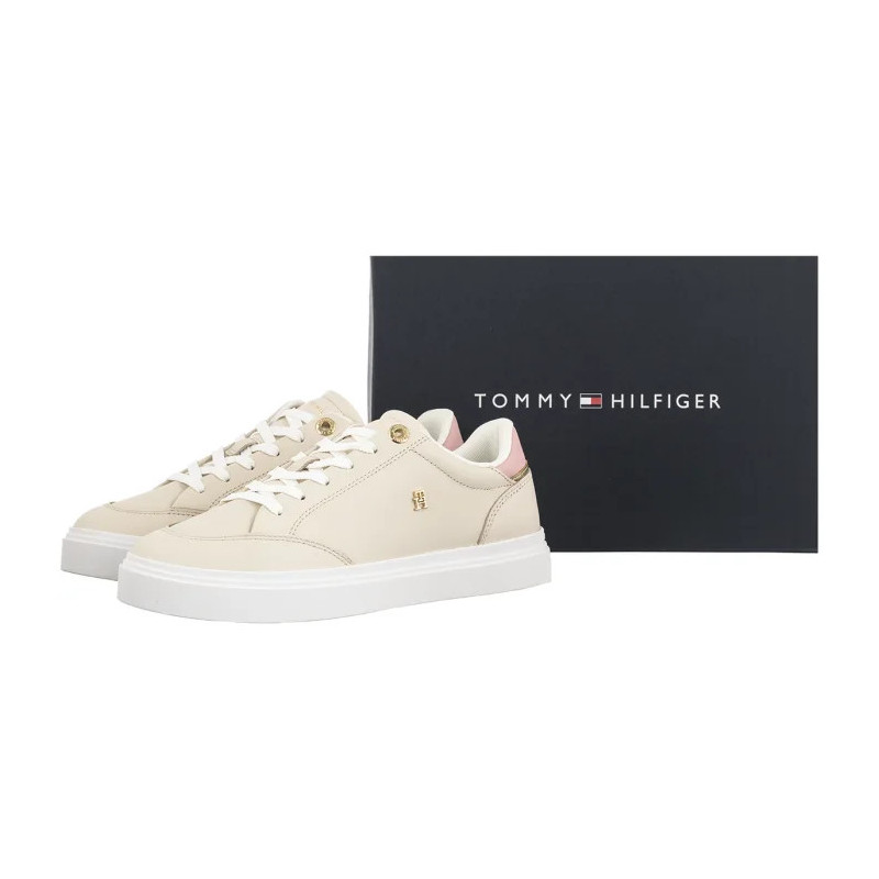 Tommy Hilfiger TH Chic Cupsole Soft Cream FW0FW09106 AEO (TH1446-a) sports Shoes