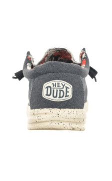 Hey Dude Wally Stretch Canvas Blue 40022-425 (HY13-a) shoes