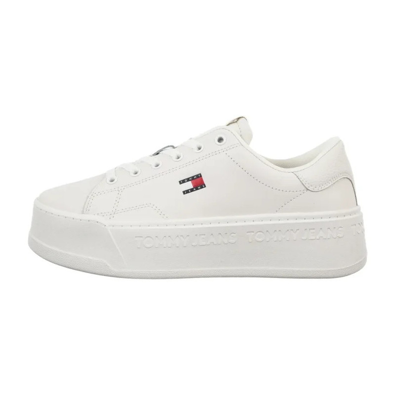 Tommy Hilfiger Tjw Script Cupsole Flatform Ecru EN0EN02961 YBL (TH1448-a) sports Shoes
