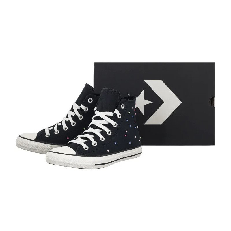 Converse CTAS HI Black/Pink/Very Peri A17869C (CO826-a) shoes