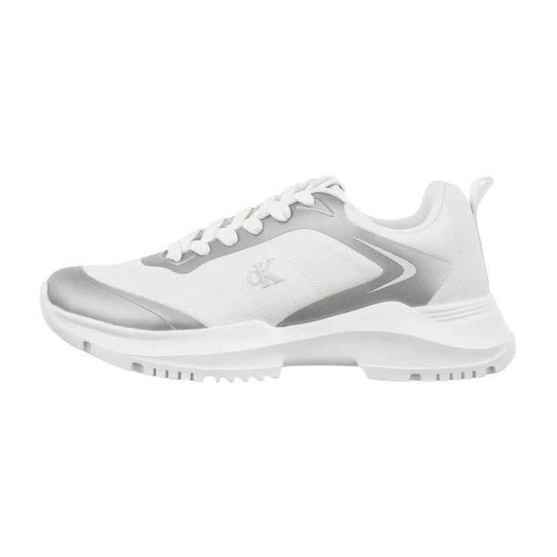 Calvin Klein Low Cut Lace-Up Sneaker Silver/White V3A9-83233-1844X059 (CK729-a) sports Shoes