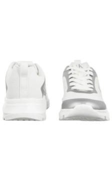 Calvin Klein Low Cut Lace-Up Sneaker Silver/White V3A9-83233-1844X059 (CK729-a) sports Shoes