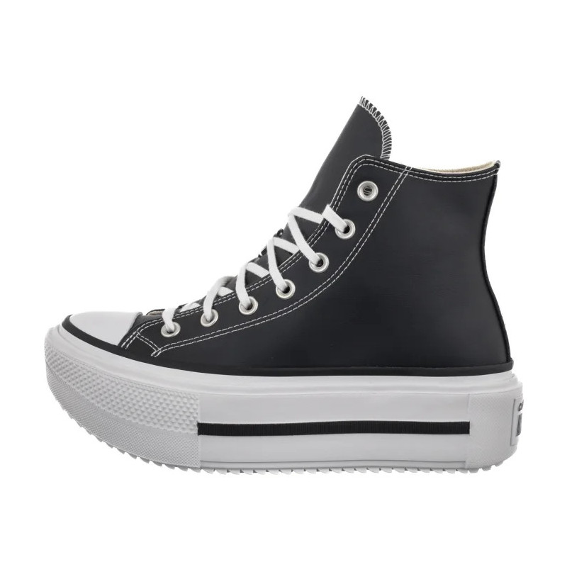 Converse CTAS Lift Double Stack Hi Black/White/Black (CO832-a) shoes