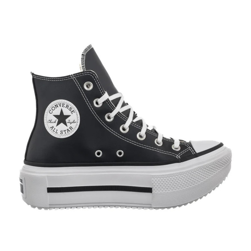 Converse CTAS Lift Double Stack Hi Black/White/Black (CO832-a) shoes