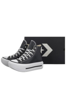 Converse CTAS Lift Double Stack Hi Black/White/Black (CO832-a) shoes