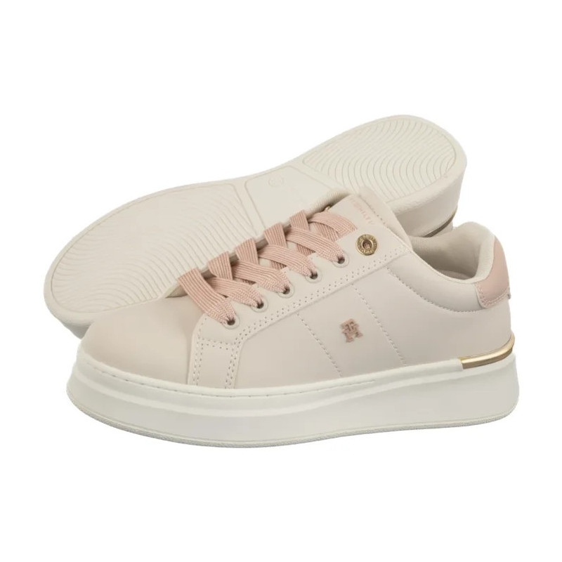 Tommy Hilfiger Low Cut Lace-Up Sneaker Milk/Nude T3A9-34253-1355B172   (TH1449-a) sports Shoes
