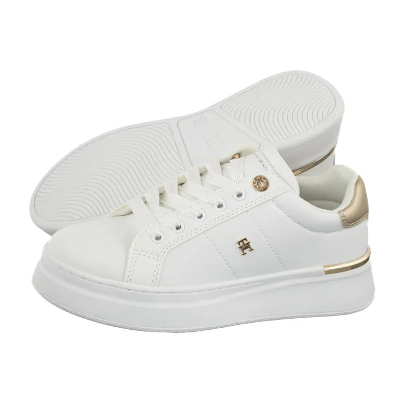 Tommy Hilfiger Low Cut Lace-Up Sneaker White/Platinium T3A9-34253-1355X048 (TH1449-b) sports Shoes