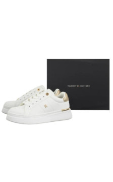 Tommy Hilfiger Low Cut Lace-Up Sneaker White/Platinium T3A9-34253-1355X048 (TH1449-b) sports Shoes