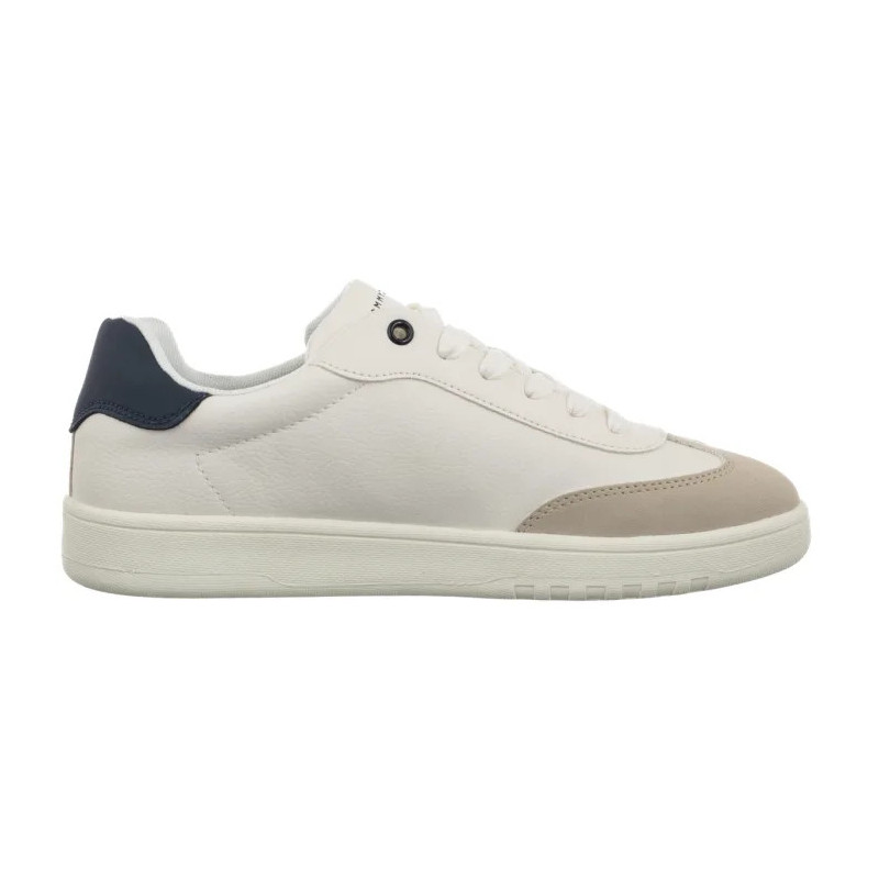 Tommy Hilfiger Low Cut Lace-Up Sneaker Beige/White/Blue T3X9-34355-1269Y007 (TH1451-a) sports Shoes