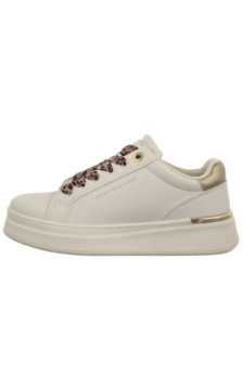Tommy Hilfiger Low Cut Lace-Up Sneaker Off White/Platinum T3A9-34255-1355X024 (TH1453-a) sports Shoes