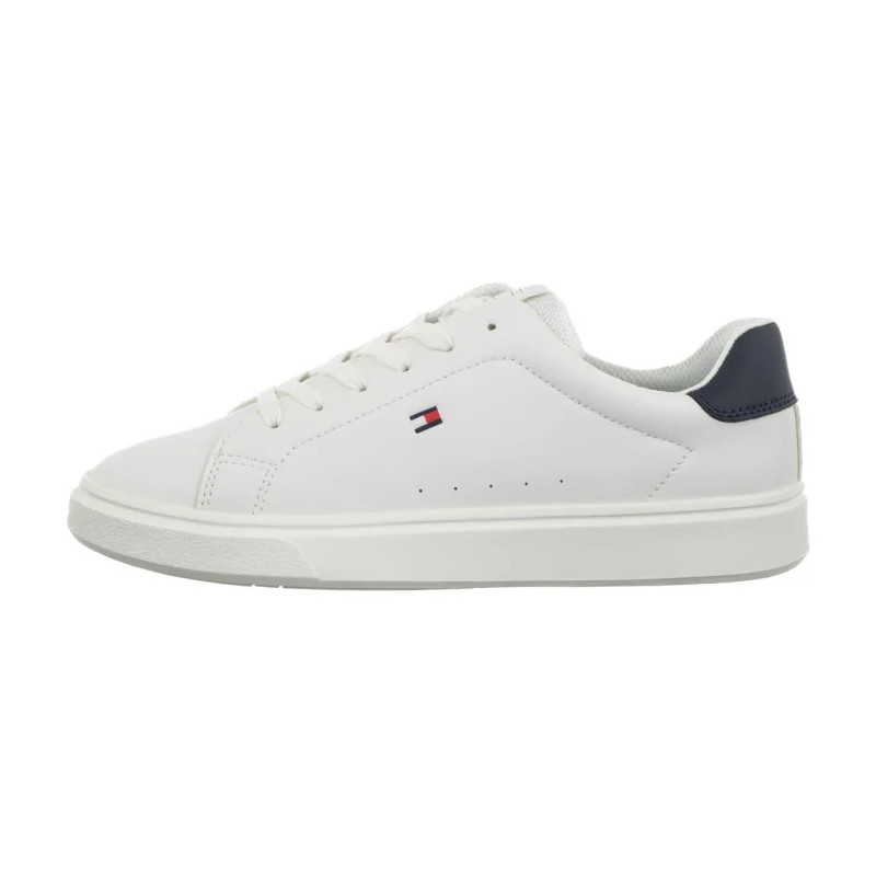 Tommy Hilfiger Low Cut Lace-Up Sneaker White/Blue T3X9-34350-1355X336 (TH1456-a) sports Shoes