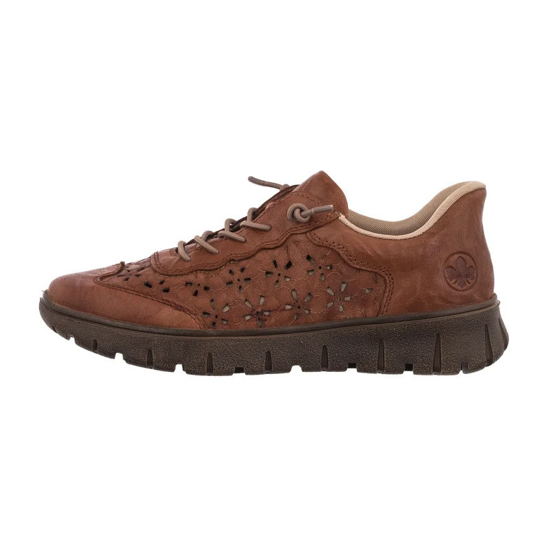 Rieker Brązowy N1358-22 Brown (RI355-a) shoes