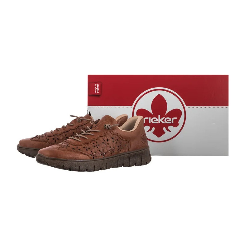 Rieker Brązowy N1358-22 Brown (RI355-a) shoes
