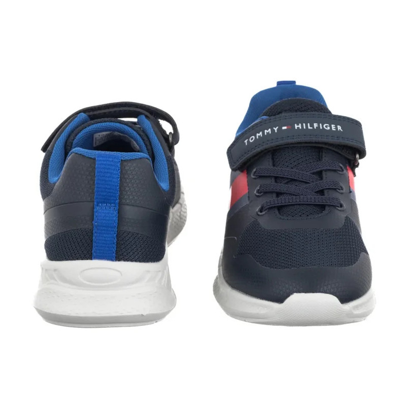 Tommy Hilfiger Flag Low Cut Lave-Up/Velcro Sneaker T1X9-34369-1843800 (TH1450-a) sports shoes