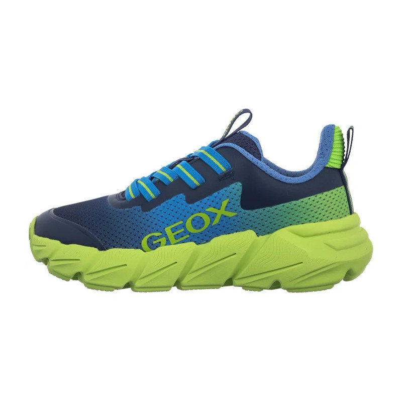 Geox J Flexyper Fast Lt Blue/Lime J46N1A O2A9J C4378 (GE248-b) sports shoes