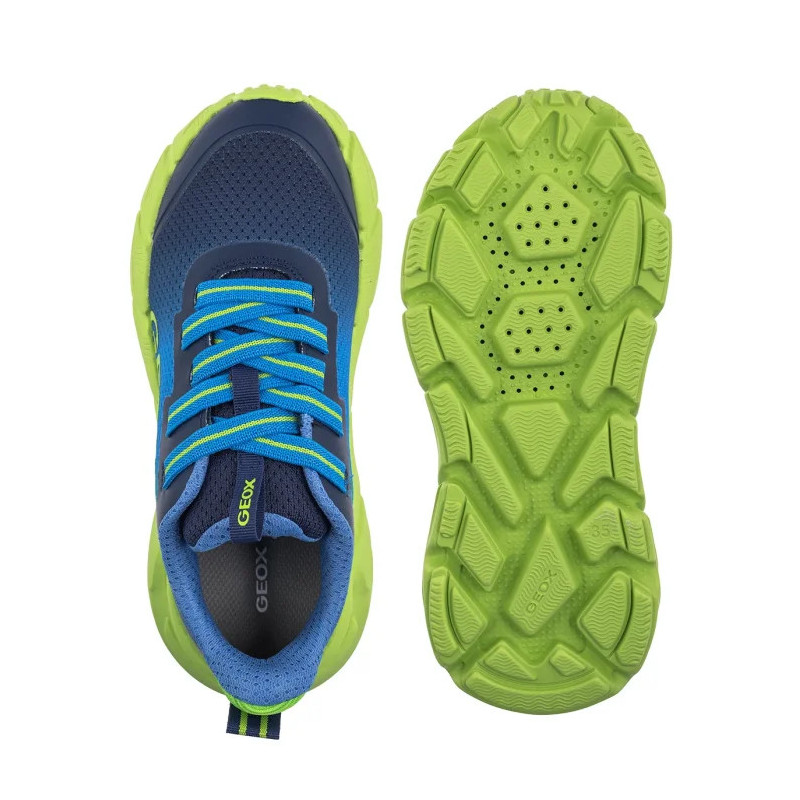 Geox J Flexyper Fast Lt Blue/Lime J46N1A O2A9J C4378 (GE248-b) sports shoes