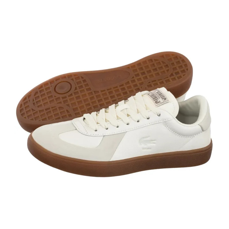 Lacoste Baseshot Pro 126 5 SFA Off Wht/Gum- Suede 751SFA0088.40F (LC468-a) sports Shoes