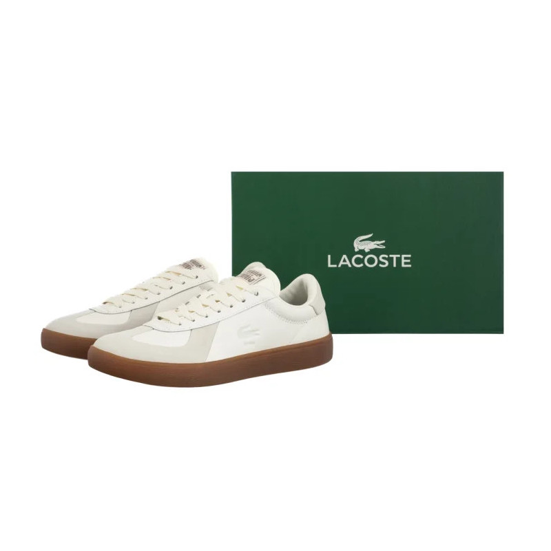 Lacoste Baseshot Pro 126 5 SFA Off Wht/Gum- Suede 751SFA0088.40F (LC468-a) sports Shoes