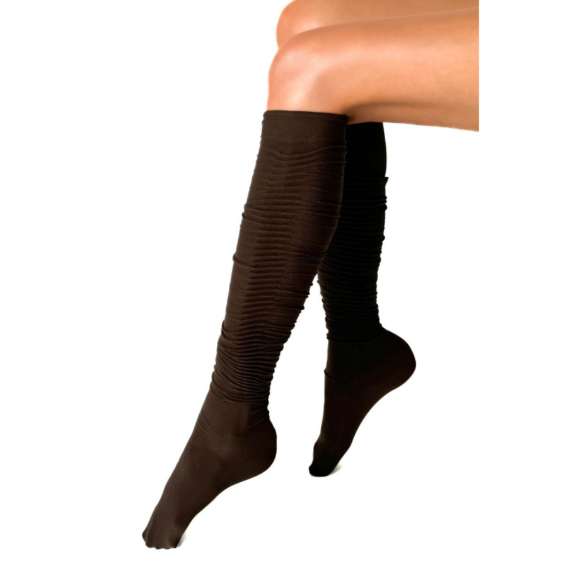 Veneziana knee-high socks with microfiber