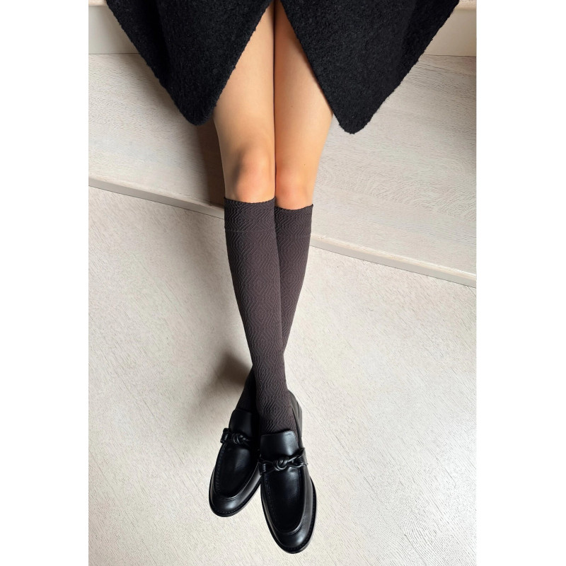 Veneziana knee-high socks with microfiber