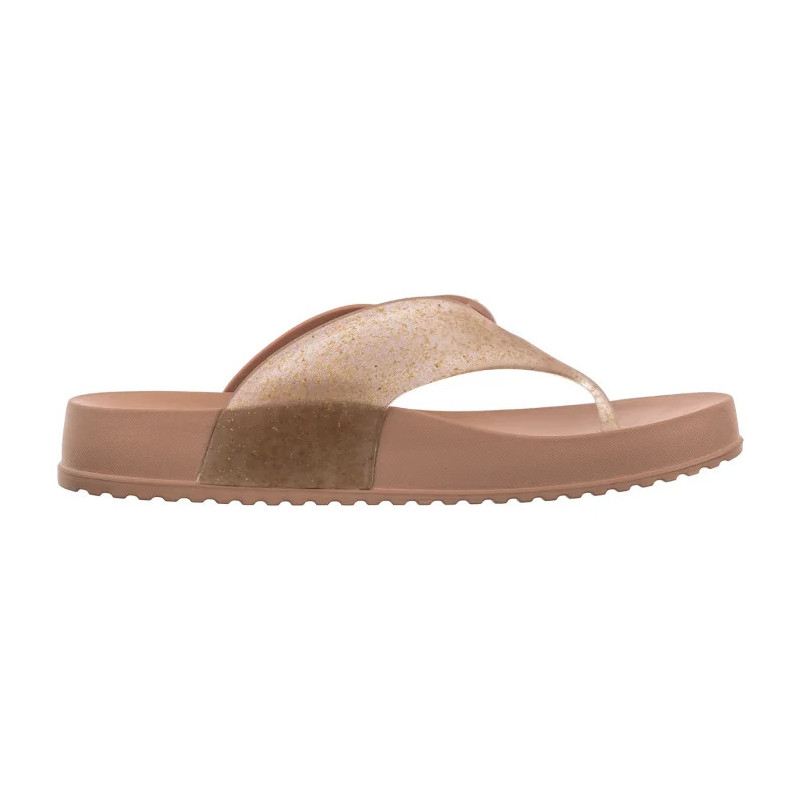 Melissa Cozy Thong Ad 37742/BN748 Brown/Glass Rice Husk (ML383-a) shoes