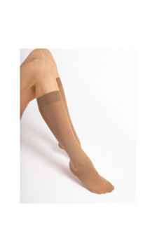 Fiore knee-high socks with microfiber