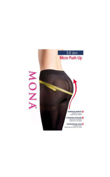 Mona corrective tights with microfiber