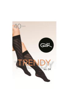 Gatta knee-high socks with microfiber