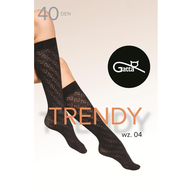 Gatta knee-high socks with microfiber