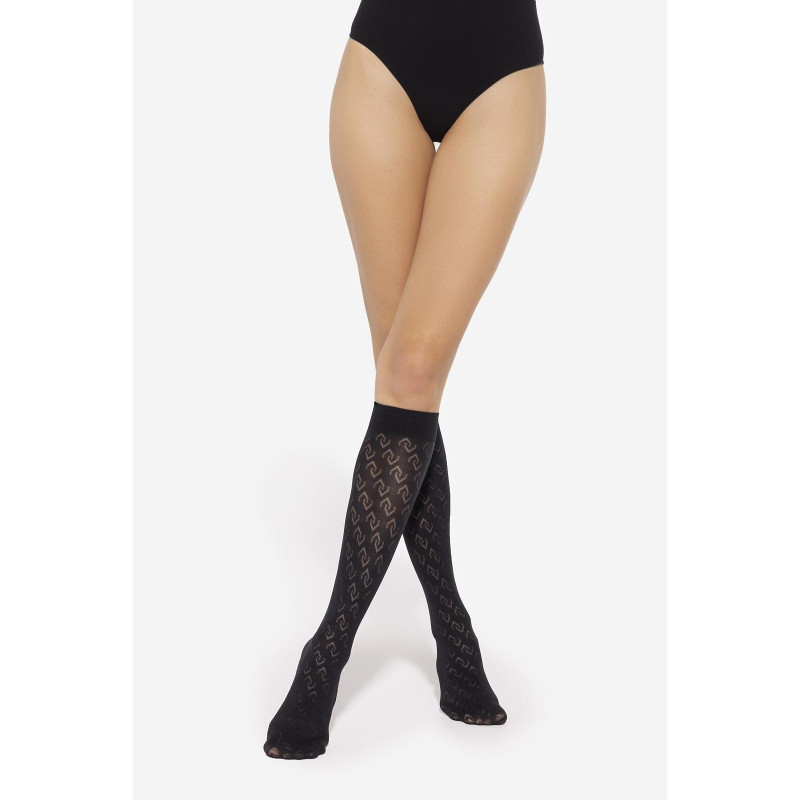 Gatta knee-high socks with microfiber