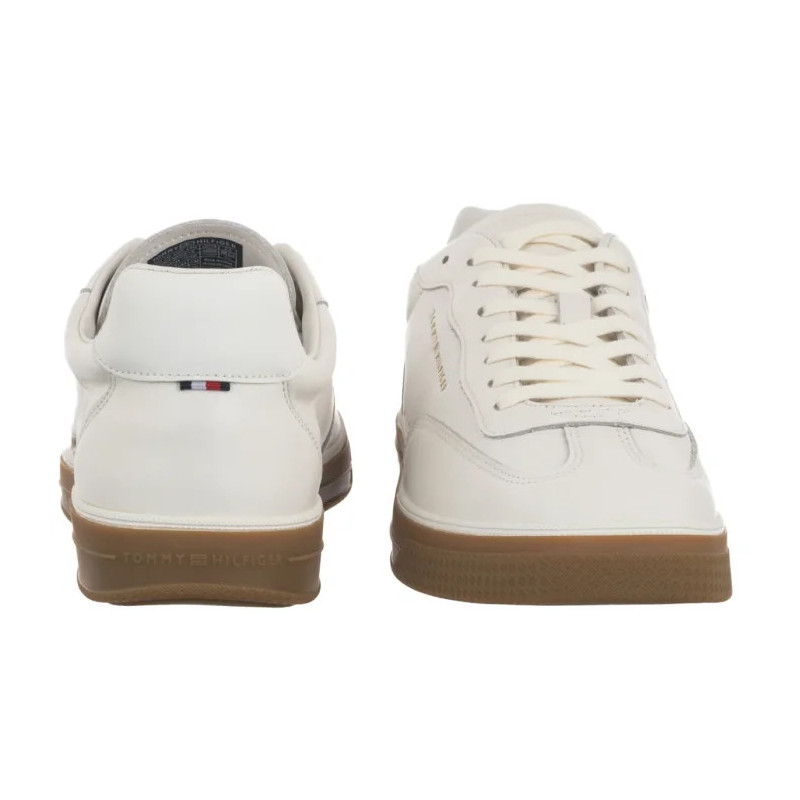 Tommy Hilfiger Th Lo Lux Lth Ecru FM0FM05815 YBL (TH1463-a) sports shoes