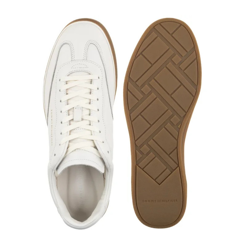 Tommy Hilfiger Th Lo Lux Lth Ecru FM0FM05815 YBL (TH1463-a) sports shoes