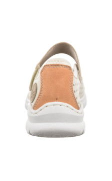 Rieker Beżowe L32B5-81 White Combination (RI76-b) shoes