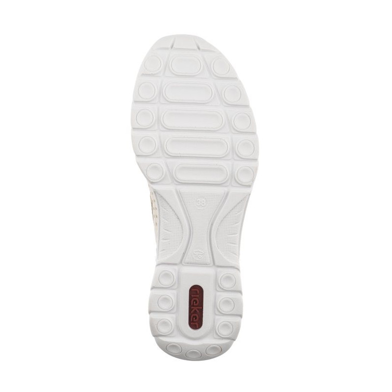 Rieker Beżowe L32B5-81 White Combination (RI76-b) shoes