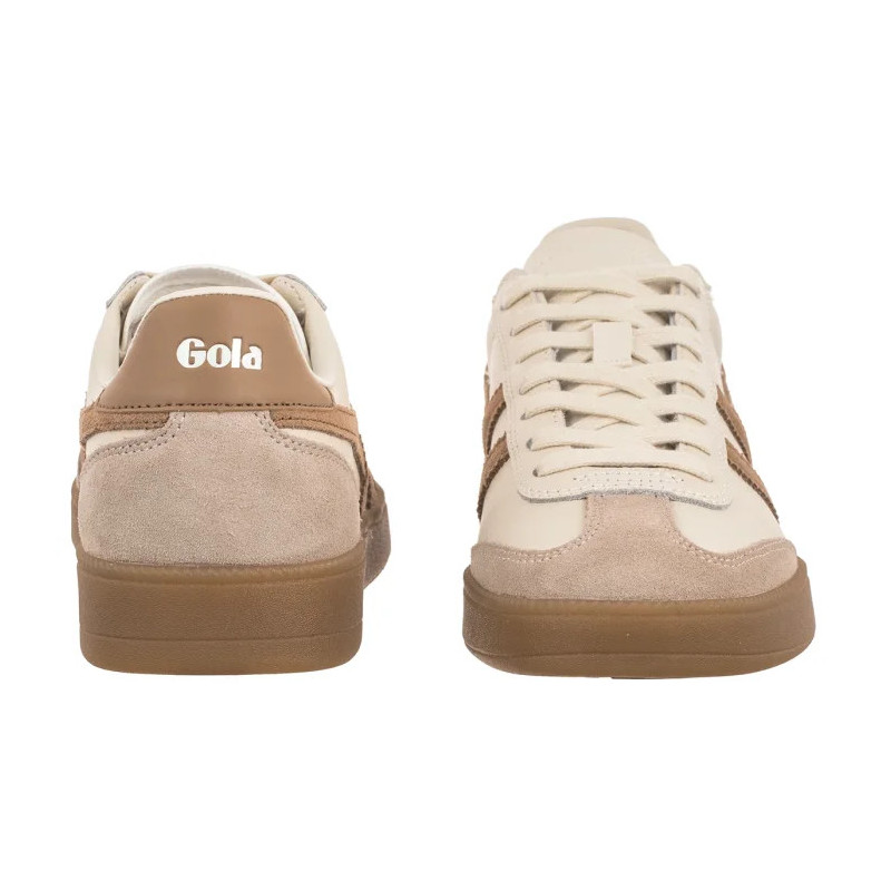 Gola Viper Leather Off White/Bone/Light Caramel/Gum CLB744 (GO1-a) sports Shoes