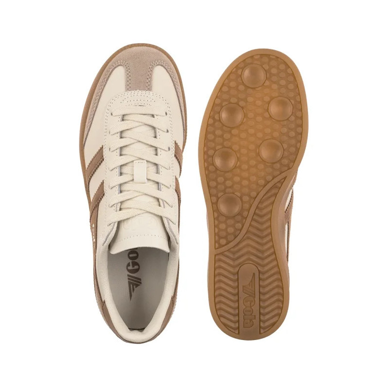 Gola Viper Leather Off White/Bone/Light Caramel/Gum CLB744 (GO1-a) sports Shoes