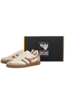 Gola Viper Leather Off White/Bone/Light Caramel/Gum CLB744 (GO1-a) sports Shoes