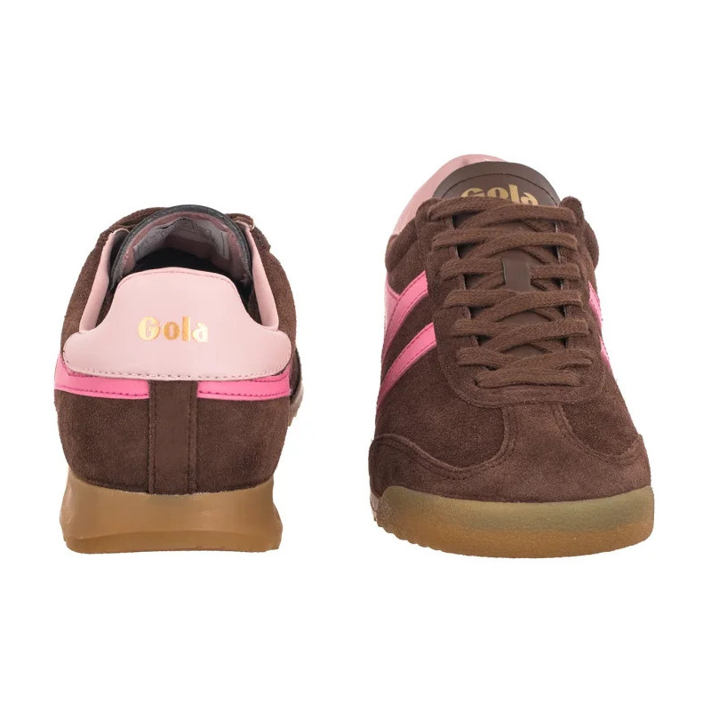 Gola Torpedo Dark Brown/Fluro Pink/Chalk Pink CLB761 (GO3-a) sports Shoes
