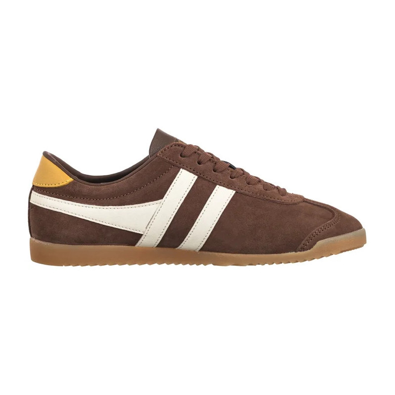 Gola Gola Women's Bullet Suede Trainer Otter/Off White/Pale Gum CLA153 (GO5-a) sports Shoes