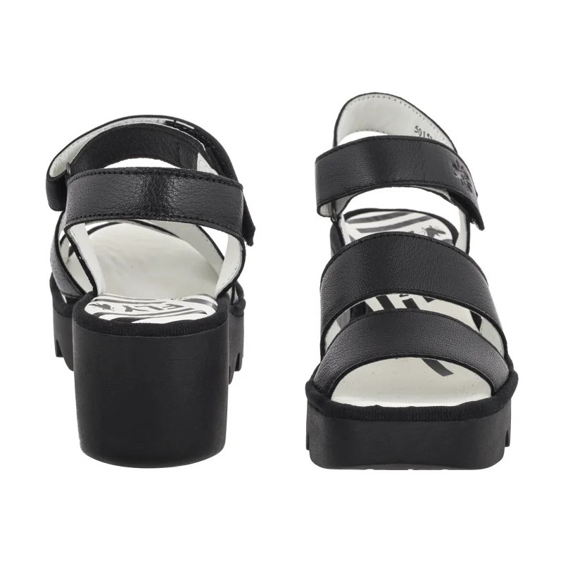 FLY London Bexy575fly Mousse Black P501575001 (FL432-a) shoes