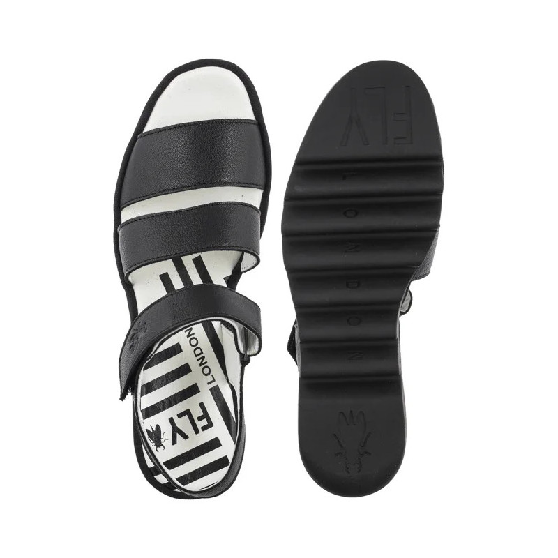 FLY London Bexy575fly Mousse Black P501575001 (FL432-a) shoes