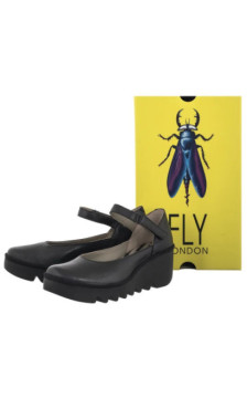 FLY London Bawo543fly Mousse Black P501543001 (FL433-a) shoes