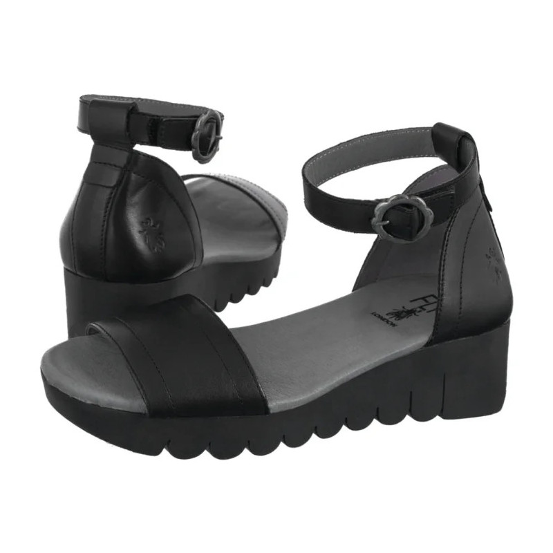 FLY London Voik386fly Burn Black P145386000 (FL438-a) shoes