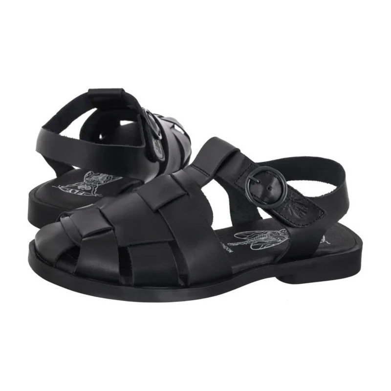 FLY London Ared437fly Bridle Black P145437000 (FL439-a) sandals