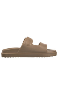 Tommy Hilfiger Th Double Strap Sandal Pearl Safari Canvas Pearlized FW0FW09114 0HT (TH1475-a) Women's Shoes/Flip Flops